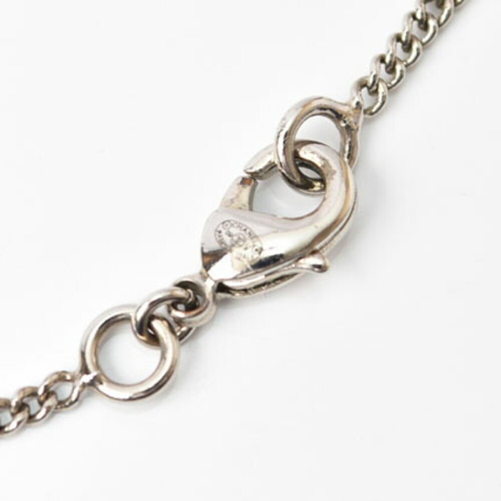 CHANEL Authentic White Logo Necklace - Picture 6 of 7